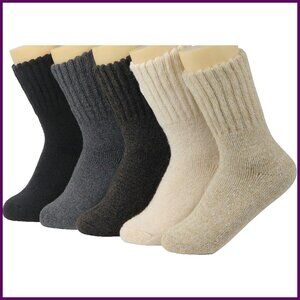 Thick Winter Knit Calf Socks Women's Size 5-11 Warm Gift